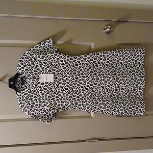 Theory leopard print dress